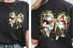 It's The Most Wonderful Time Of The Year PNG, Christmas Bow Product Image 1