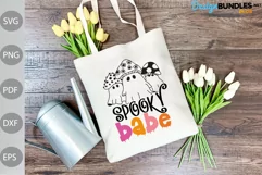 spooky Baby SVG Cut Files/ Halloween Baby Shirt SVG Design Product Image 3