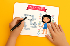My Body Parts Kids Flashcards Game Product Image 7