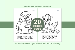 20 Cute Animal Coloring Book for Toddlers Product Image 6