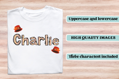 Thanksgiving Alphabet clipart, thanksgiving letters doodle Product Image 6