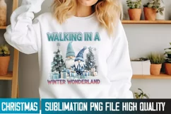 Walking in a Winter Wonderland Sublimation PNG,Christmas PNG Product Image 2