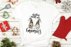 Chillin' With My Gnomies | Png Sublimation Design Product Image 5
