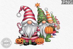 Halloween, Thanksgiving And Christmas - Gnome PNG Product Image 1