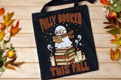 Fully Booked Ghost Png, Bookish Halloween Sublimation PNG. Product Image 5