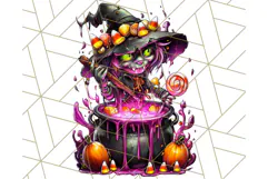 Haunted Treats Clipart PNG, Halloween Candy Art Product Image 2