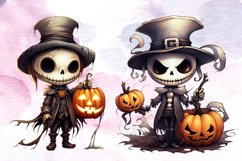 Cute Skeleton Halloween Bundle, Cute Skeleton Halloween PNG Product Image 7