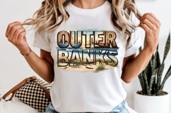 Outer Banks PNG, Vintage North Carolina Sublimation Product Image 7