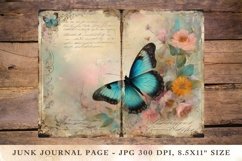 Printable Junk Journal Pages Butterfly 30 Product Image 1