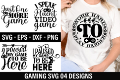 Gaming SVG Design - Just One More Game Product Image 1