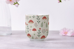 Scandinavian Mushroom Folk Seamless Pattern Product Image 6