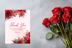 Watercolor Hot Pink Roses Cliparts Product Image 6