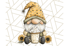 Thanksgiving Gnome Clipart PNG Cute Fall Gnomes, Gnome Png Product Image 2