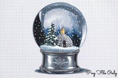Silver Christmas Clipart Sublimation PNG Product Image 1