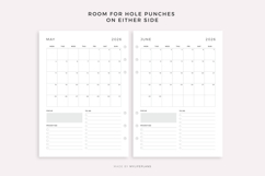 2026 Monthly Planner, Printable &amp; Fillable, A4/Letter Size Product Image 6