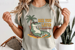 See You Later Alligators PNG, Funny Retro Summer Sublimation Product Image 5
