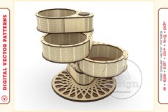 Box Organizer v15 - laser cut file - Glowforge ready SVG Product Image 6