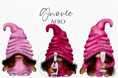 Pink Champagne Best Friends Gnomes | Gnome Clipart Product Image 6
