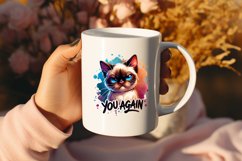 Funny Cat Sarcastic Quote Clipart Sublimation #6 Product Image 2