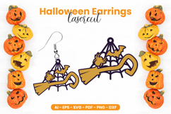 Halloween Earrings Lasercut Product Image 1