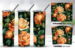 Colorful Flowers Tumbler Wrap Bundle PNG Product Image 6
