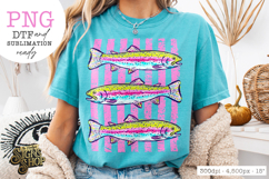 Rainbow Trout PNG | Preppy Lake Days Fish Design Product Image 1