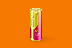 Slim 250ml Aluminium Can Mockup Product Image 6