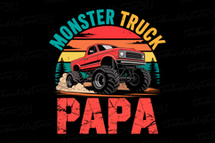 Monster Truck Papa svg | Father&#039;s day Svg | Svg Files Product Image 1