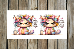 Good morning | 4 Funny Mug sublimation designs, PL2 Product Image 2