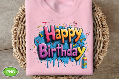 Happy Birthday PNG Design Sublimation | Happy Birthday Product Image 6