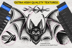 300 Fine Line Brushes For Procreate, Micron Line Art Brushes Product Image 6