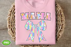 Floral Mama Coquette Bow PNG | Mother's Day PNG Product Image 6