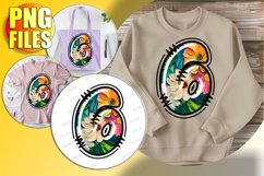 6 Doodle Letter Sweetheart Joyful Love Icon! Product Image 1