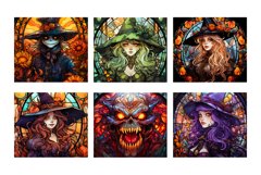 Stained Glass Halloween Tumbler Wrap, Halloween Bundle Product Image 6