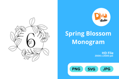 Spring Blossom Monogram Product Image 1