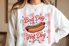 Bad Day To Be a Hot Dog PNG T-Shirt|4th of July PNG Sublimati Product Image 5