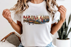 Maryland State PNG, Vintage Lighthouse &amp; Crab Sublimation Product Image 6