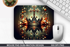 Mouse Pad Sublimation, Jesus Mouse Pad PNG Design Product Image 1