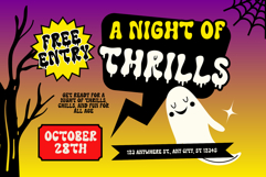 Spooky Humerus is a spooky Halloween font duo Product Image 4