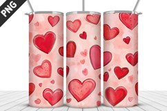 Lovely Hearts Tumbler Design | Valentine&#039;s Day Tumbler Wrap Product Image 2