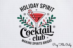 Holiday spirit cocktail club making spirits bight PNG Product Image 1