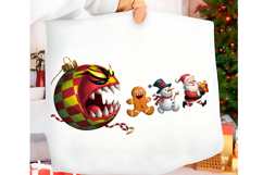 Funny Christmas Ornament PNG Product Image 1