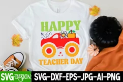#Happy Teacher Day SVG Cut File,Happy #Teacher Day SVG Product Image 2