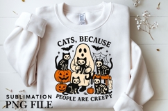Ghosts cats png design for T-shirts Product Image 3