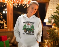 Retro Nothing Runs Like A Reindeer PNG | Christmas Kids PNG Product Image 3