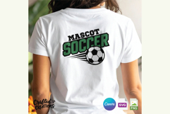 Soccer Team SVG PNG Bundle, Custom Mascot Canva Template Product Image 5