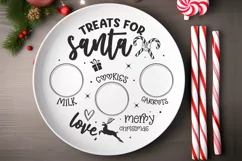 Treats for santa milk carrots cookies merry christmas love Product Image 2