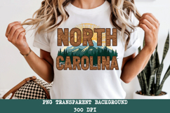 North Carolina State PNG, Blue Ridge Mountains Sublimation Product Image 6