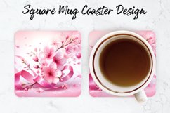 Flowers Mug coaster | Coaster | Sublimation Design Product Image 1