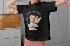 Whimsical Floral Fairy Girls Clipart Bundle Product Image 6